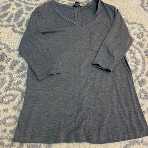 Grey quarter sleeve Rue21 shirt